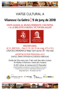 Viaje cultural a Vilanova i la Geltr