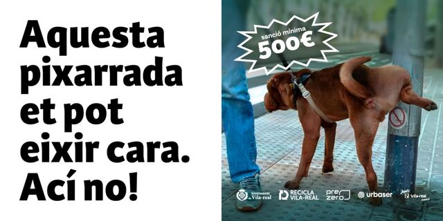 Campanya de conscienciaci davant els excrements i orins de gossos en la via pblica_1